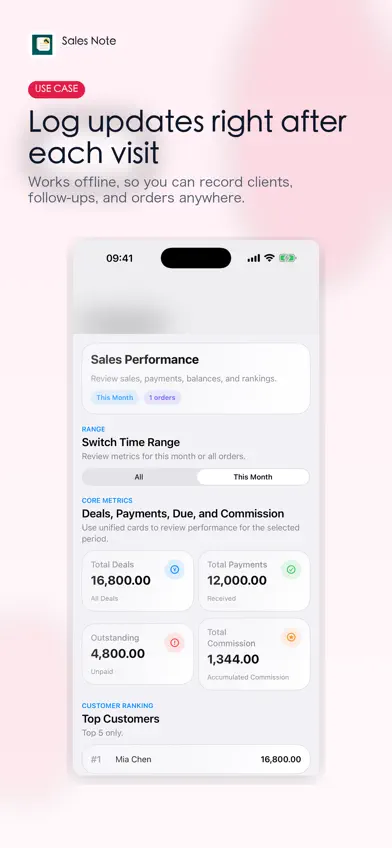 SalesNote: Customer CRM screenshot 5