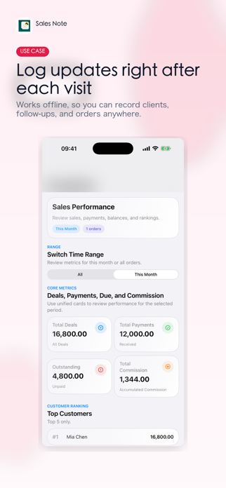 SalesNote: Customer CRM Screenshot 5 of 6