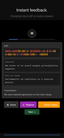 Open Dictation iPhone screenshot
