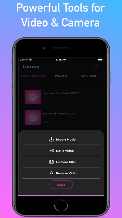 MB3 Unlimited Video MP3 Player Screenshot