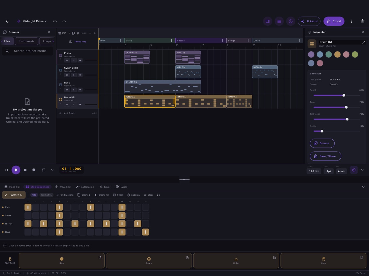 Screenshot 7 of QuickTrack - AI Music Studio