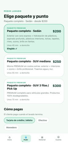 Biomovil AutoLavado Screenshot 2 of 4