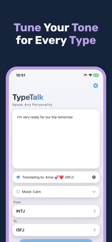TypeTalk screenshot