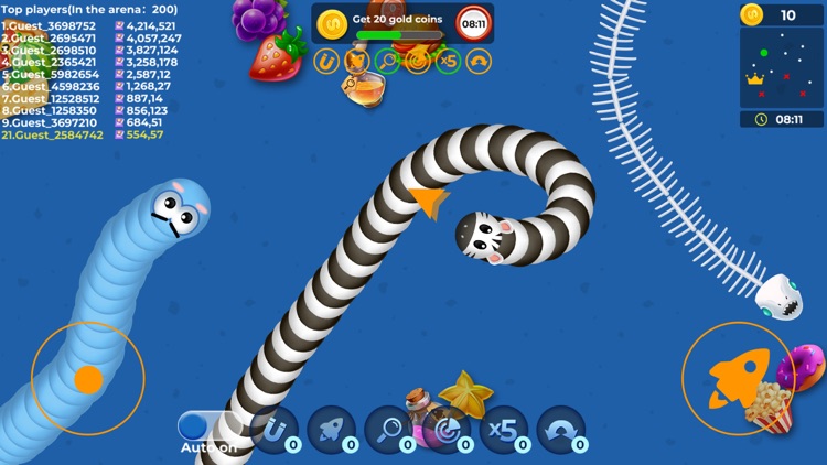 Snake Zone .io - Fun Snake screenshot-3