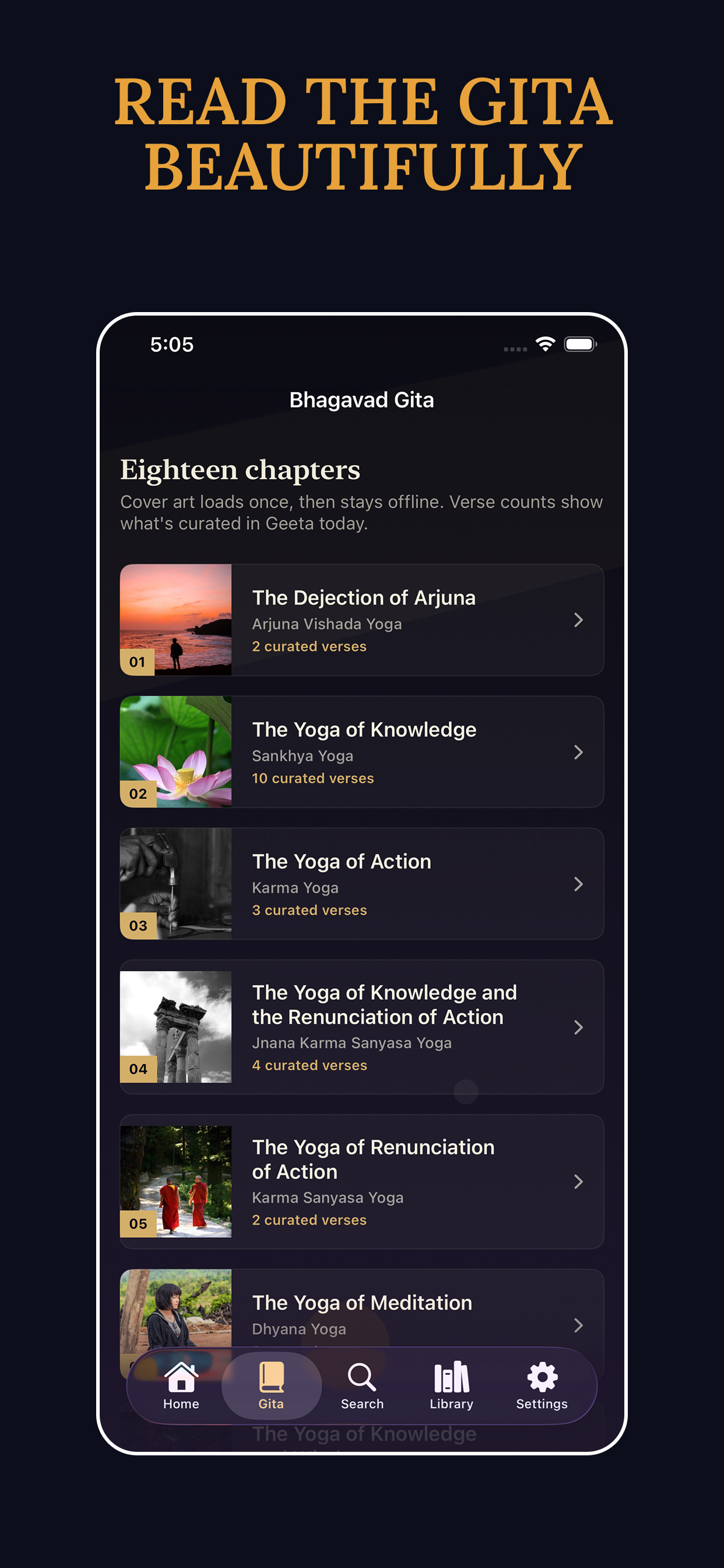 Bhagavad Gita Book - Audio screenshot 5