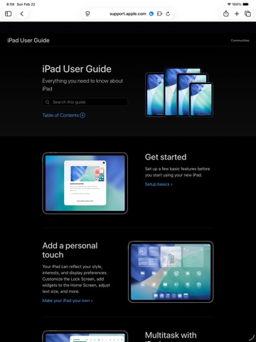 InvertDark for Safari iPad screenshot