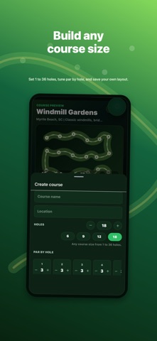 Mini Golf Score Card - Tracker Screenshot 3 of 5