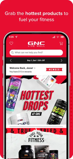 GNC LiveWell screenshot 2