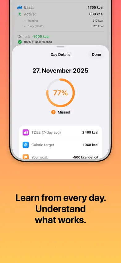 TrueCalorie screenshot 5