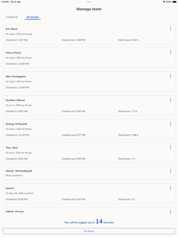 Time by Wagepoint iPad screenshot 7 - Business app