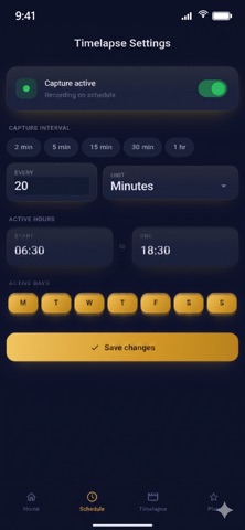 Snitchy Time Lapse Cam screenshot