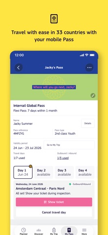 DiscoverEU Travel App iPhone screenshot 3