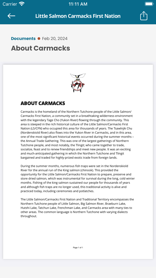 #6. Little Salmon Carmacks First (iOS) 由: Little Salmon Carmacks