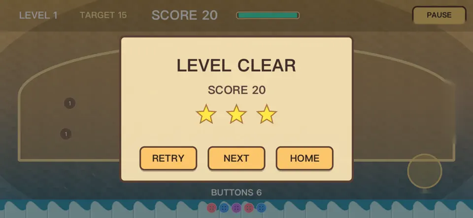 Screenshot von Button Bounce Blitz auf dem iPhone 1