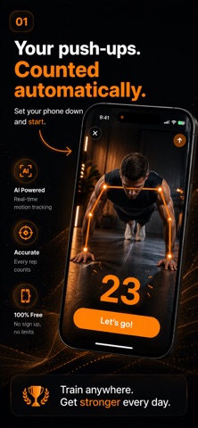 Push-up Counter : IA Tracker Screenshot 1 of 6