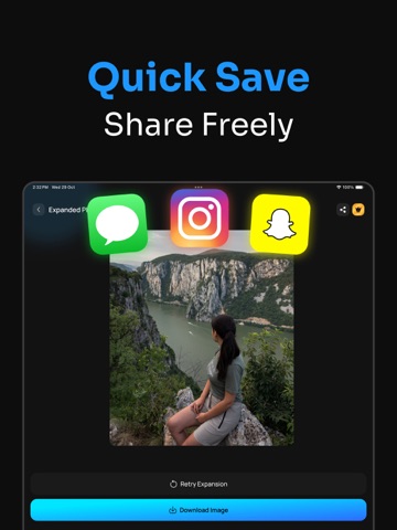 AI Photo Expander & Extender iPad screenshot