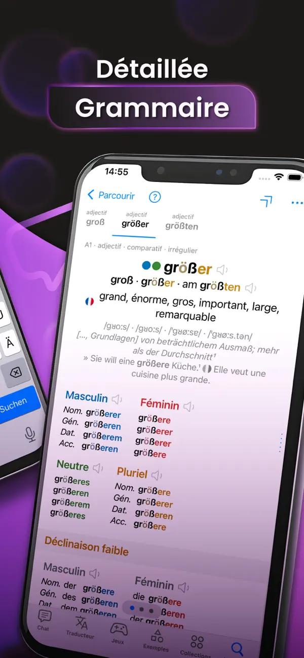 Screenshot #3 pour Verbes Dictionnaire Allemand