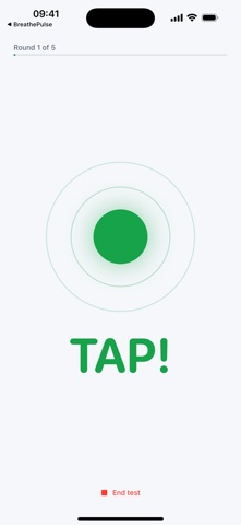 ReflexTap Reaction Trainer iPhone screenshot