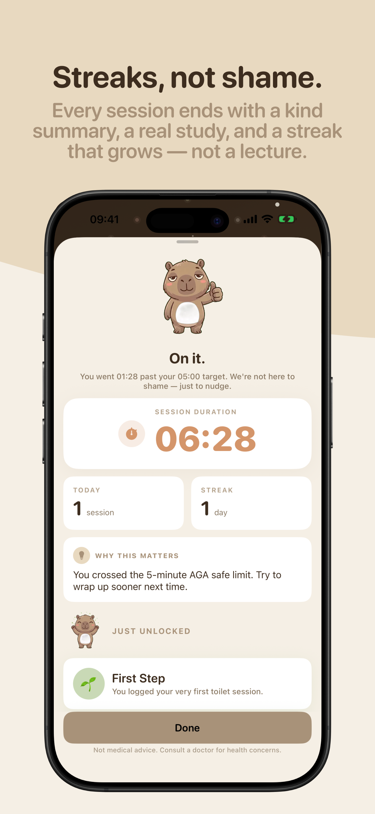 FlushFit · Gut Health Timer screenshot 5