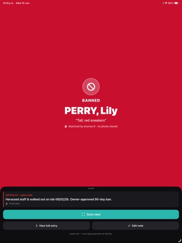 Verigate: ID Scanner & Age iPad screenshot