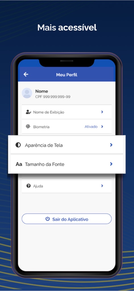 Meu INSS - Central de Serviços - Enhanced Accessibility Options