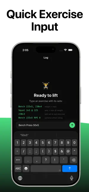 Gym Log Workout Tracker screenshot 1