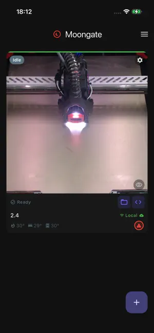 Moongate: Klipper Control screenshot 3