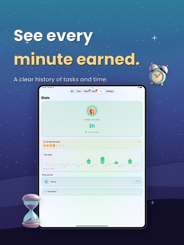 Earn Screen Time: Kids Chores iPad screenshot