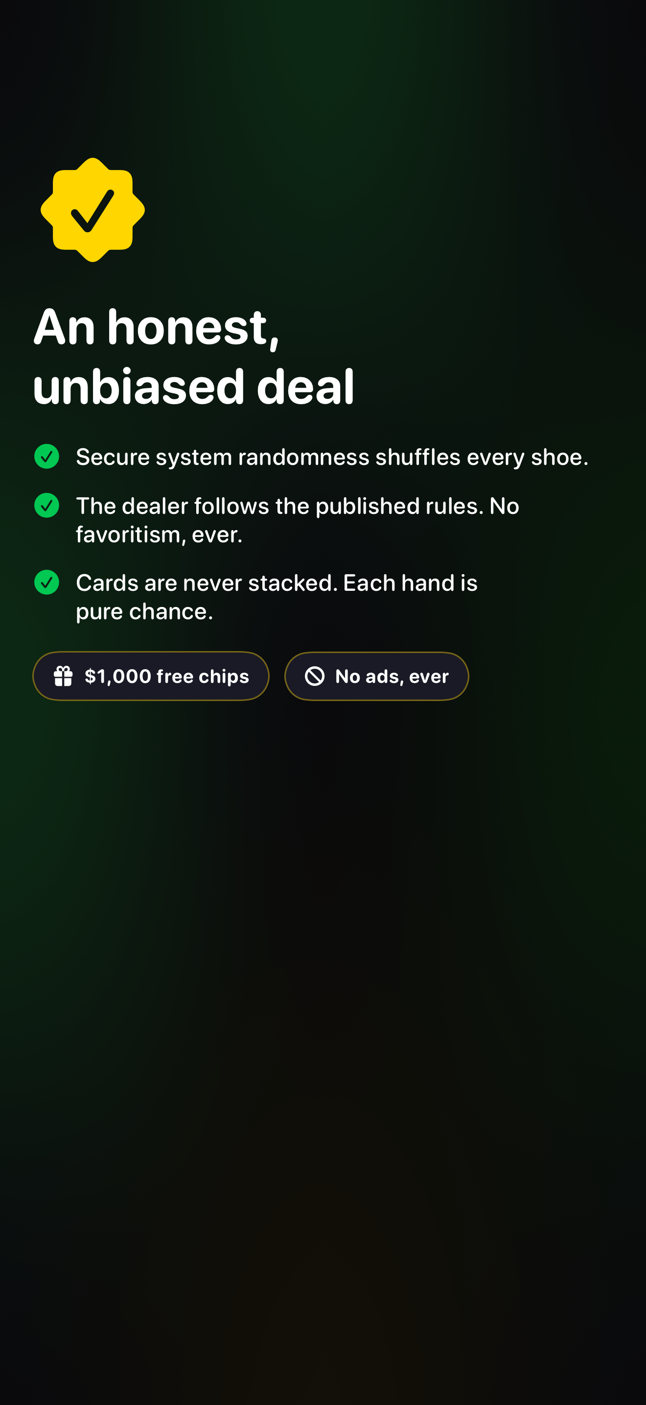 Blackjack • screenshot 4
