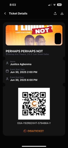 Ogaticket screenshot