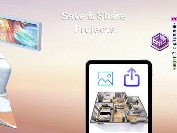 smart3Dplanner2 Floor Plan App iPad screenshot