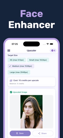 Enhancr: Enhance upscale image Screenshot 4 of 5