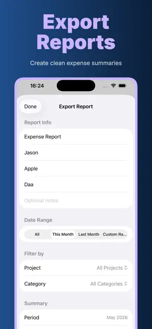 ExpenseReportMaker & Receipts screenshot 4