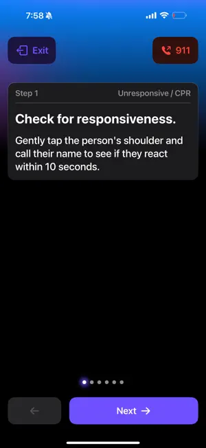 Resqr: First Aid Assistance screenshot 3