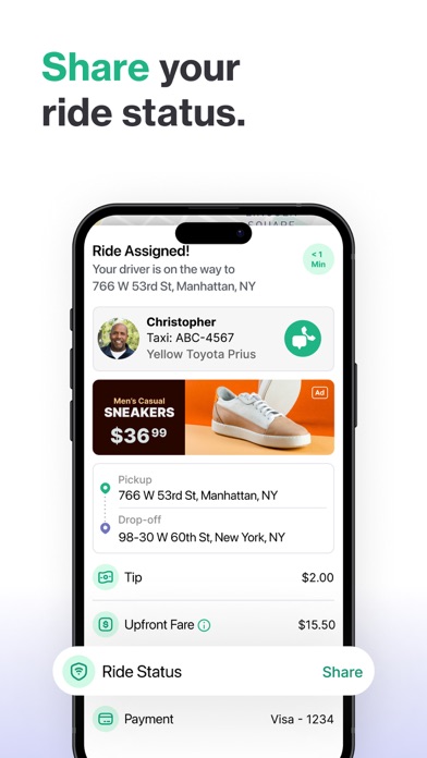 Curb - Request & Pay for Taxis Screenshot