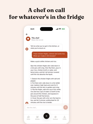 Recipeo: AI Recipes & Cookbook iPad screenshot