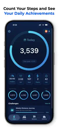 MySteps: Screenshot 1 von 4