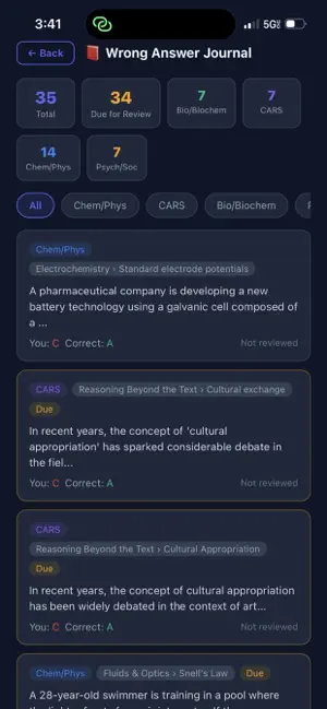 : 528 AI — MCAT Study Engine screenshot 1