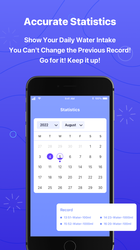 #5. Water Belief-Tracker&Reminder (iOS) 由: Fun Jointly Technology Co., Ltd.