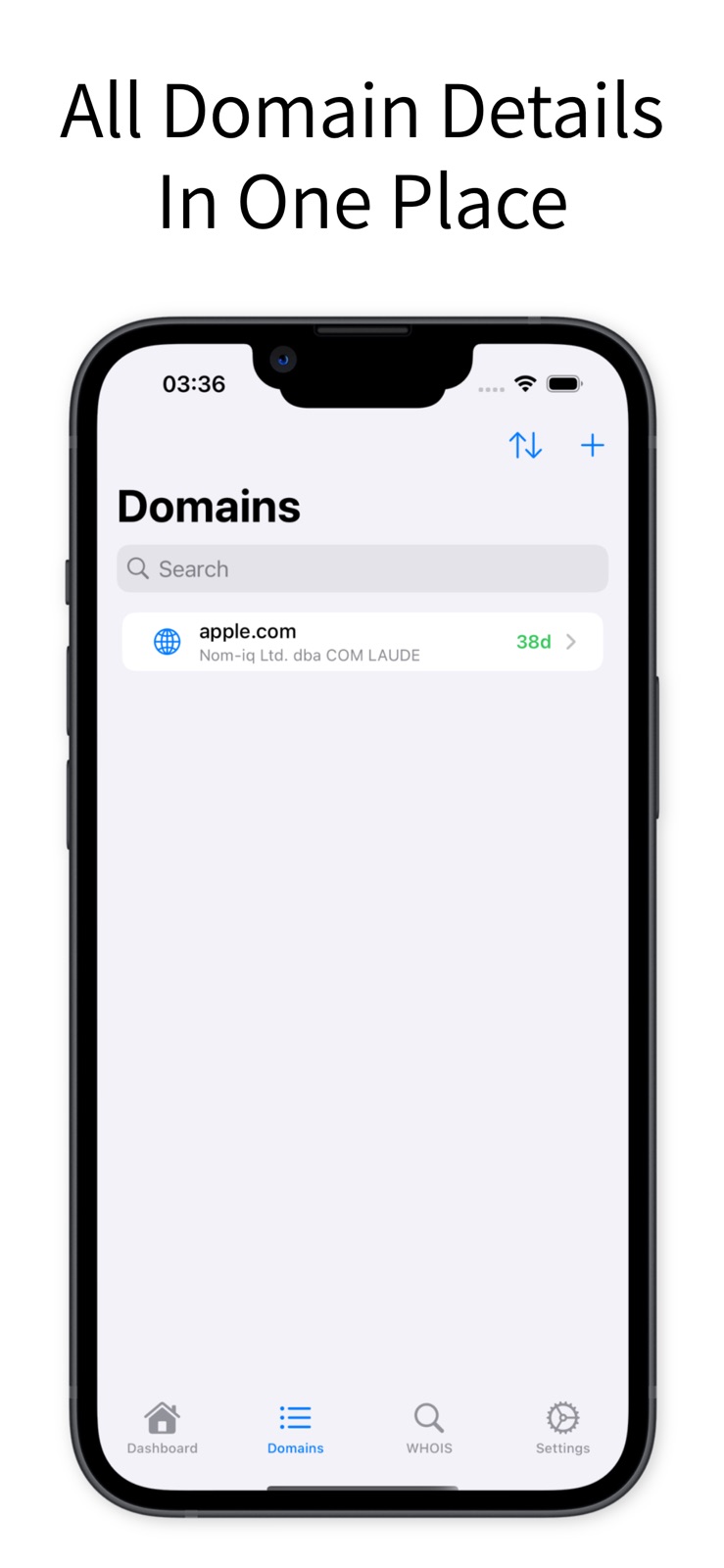 Domain Manager Tool iphone screenshot 2