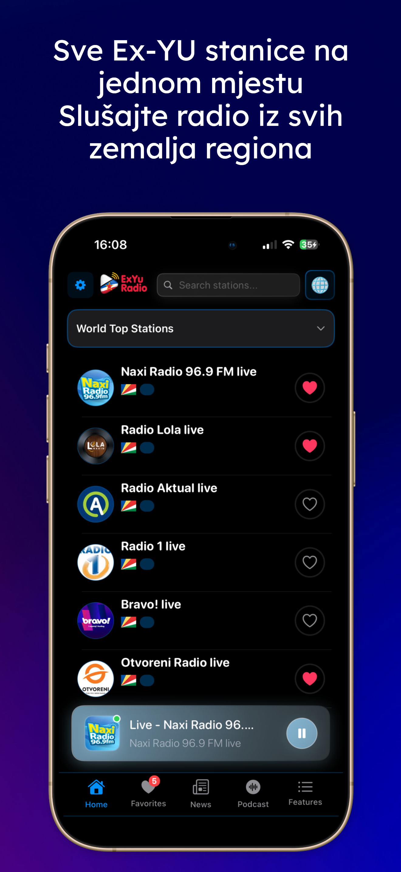 ExYu Radio Stanice – Uživo FM