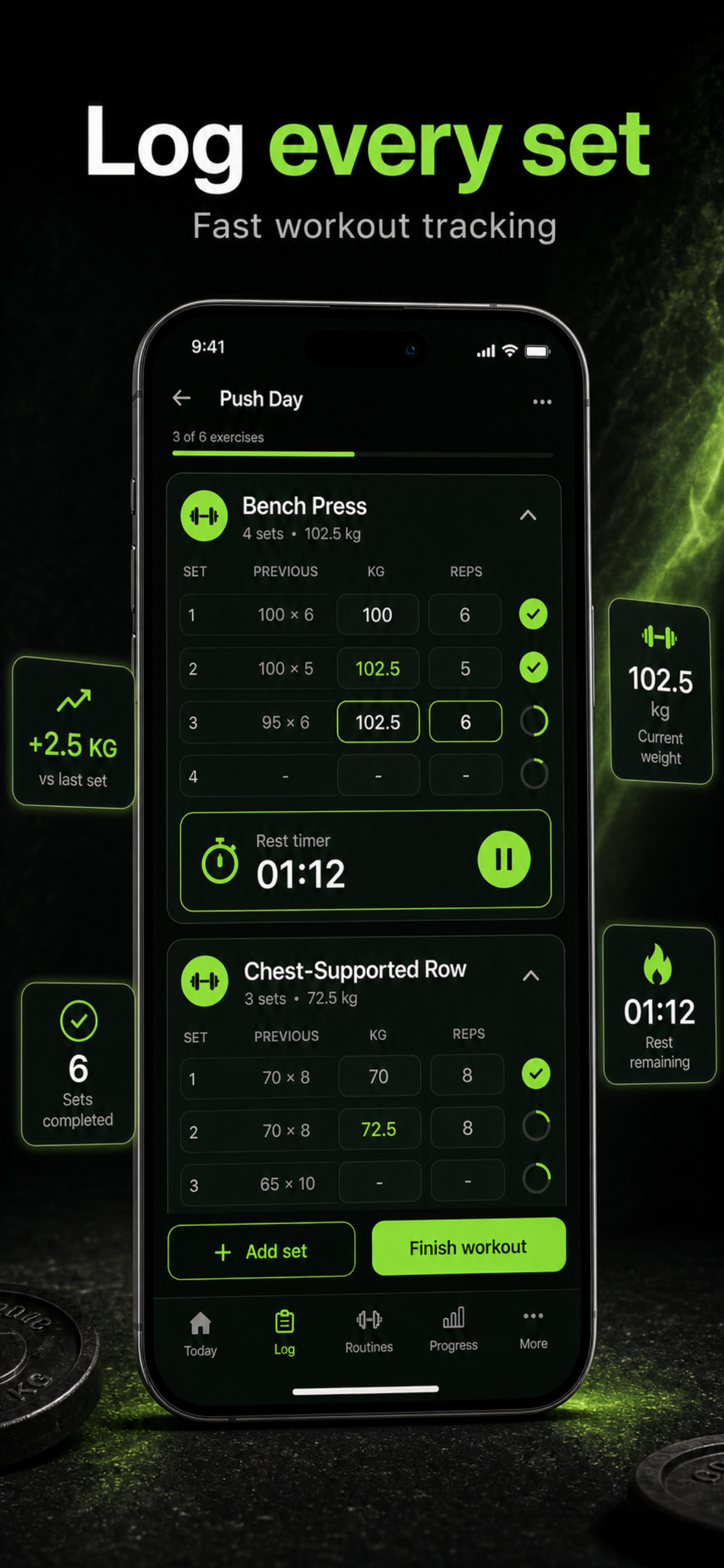 Progressive Workout Log screenshot 2