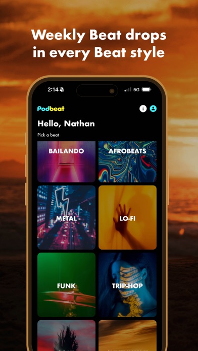 Podbeat: Beats for any Podcast Screenshot