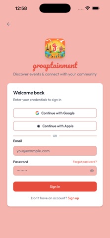 Grouptainment screenshot