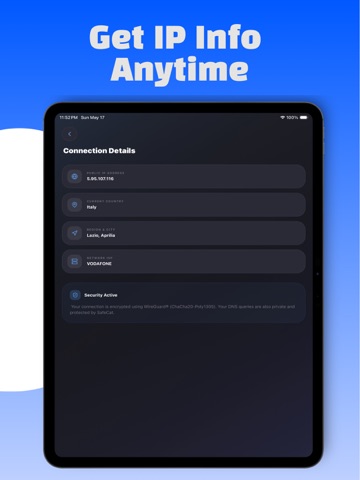 SafeCat VPN: Fast & Secure iPad screenshot