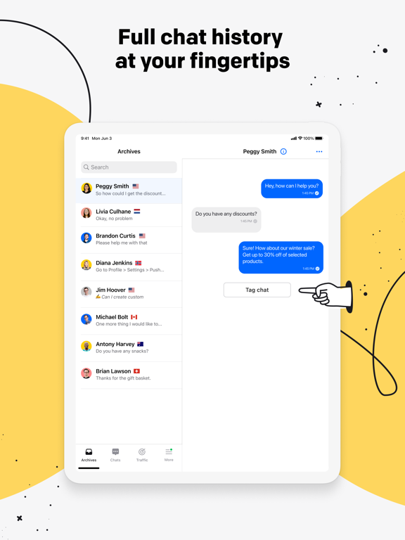 Screenshot #6 pour LiveChat - Support & Sell