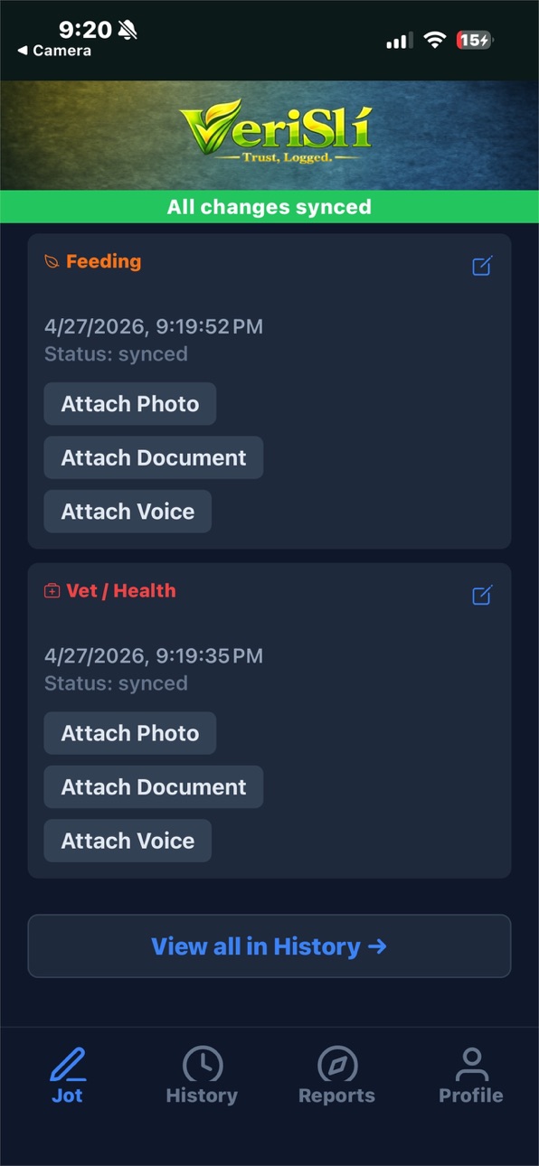 iPhone screenshot