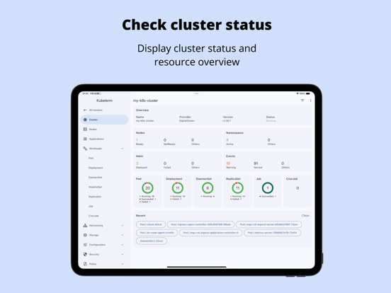 Screenshot #5 pour Kubeterm - Kubernetes client