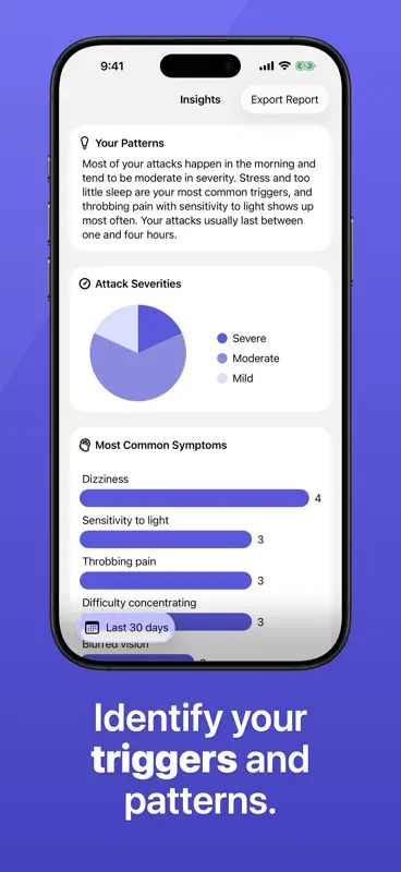 Ease - Migraine Tracker screenshot 2 of 6