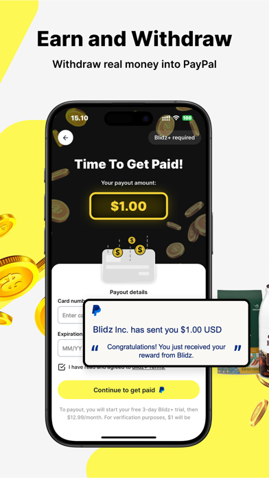 Blidz - Shop Deals, Earn Money Screenshot